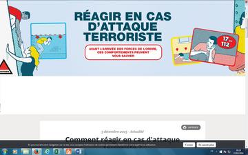 Réagir en cas d'attaque terroriste Réagir en cas d'attaque terroriste